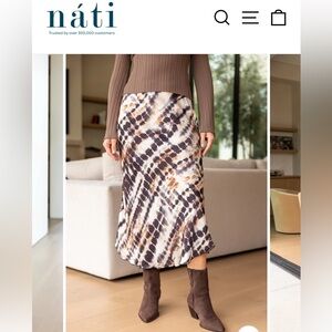Nati skirt - like new - Brown and Black